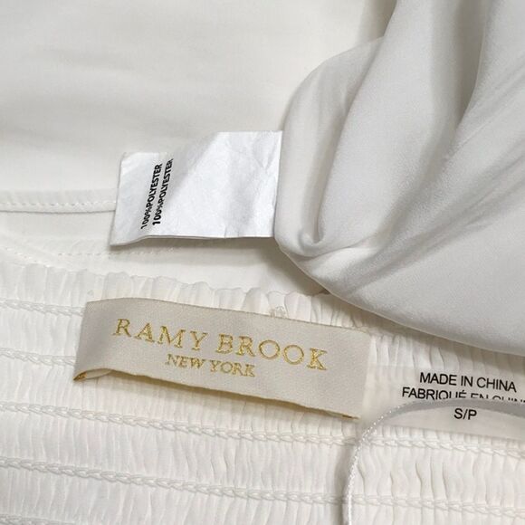Ramy Brook by Martha Hunt Liza blouse. Ivory. NWOT - Picture 6 of 6